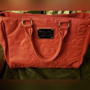 Hot pink purse and wallet hello kitty